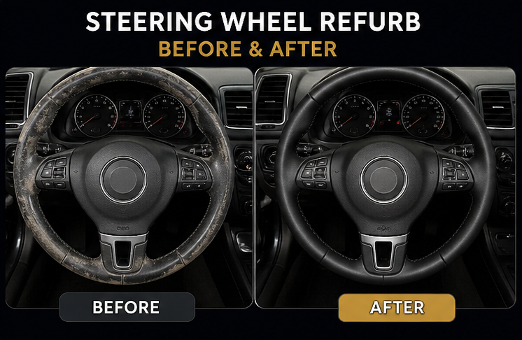Steering Refurb – Before & After